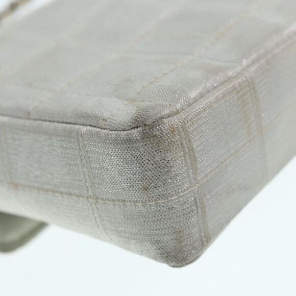 Chanel Chocolate Bar Beige Synthetic Clutch Bag (Pre-Owned) - Picture 7 of 16